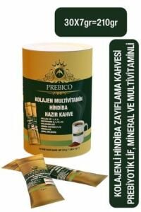 Prebico Prebiyotik Kolajenli Detoks Vitaminli C,E,B7,D3 Ve Mineralli 30'lu 210 gr