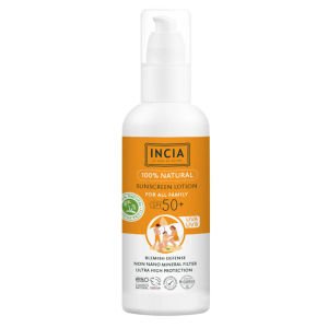 Incia Tüm Aile İçin %100 Güneş Losyonu SPF50+ 100 ml