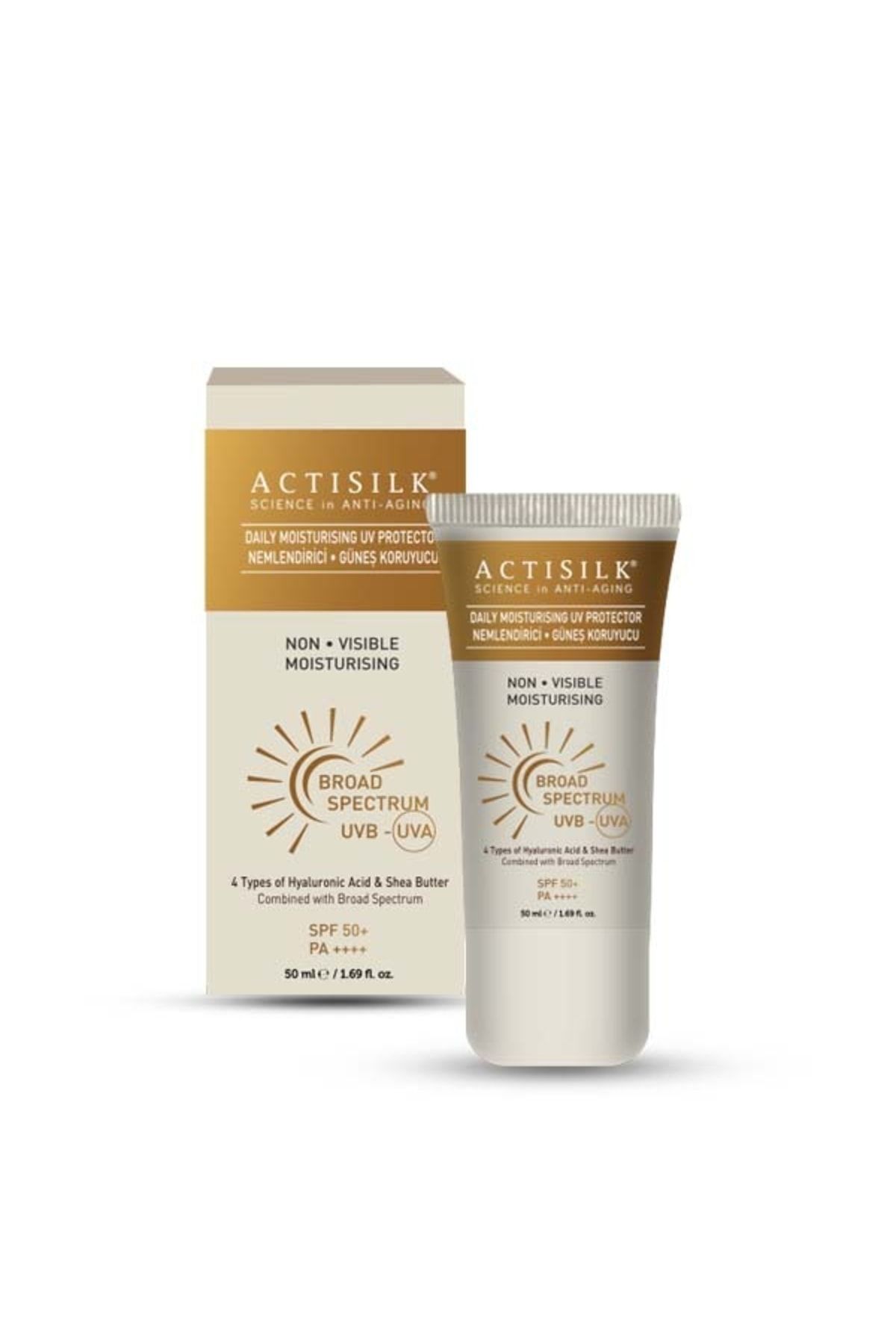 Actisilk Nemlendirici Güneş Koruyucu SPF50+ 50 ml