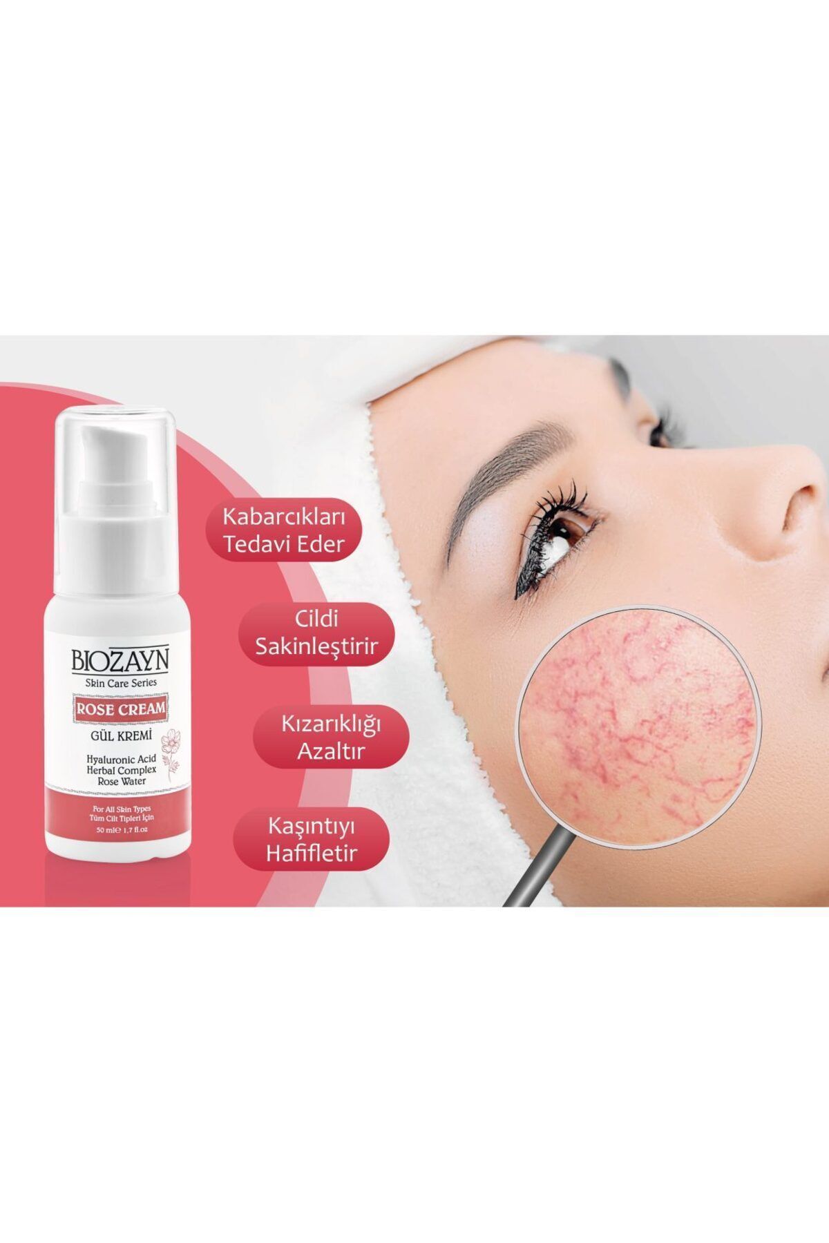 Biozayn Rose Krem 50 ml