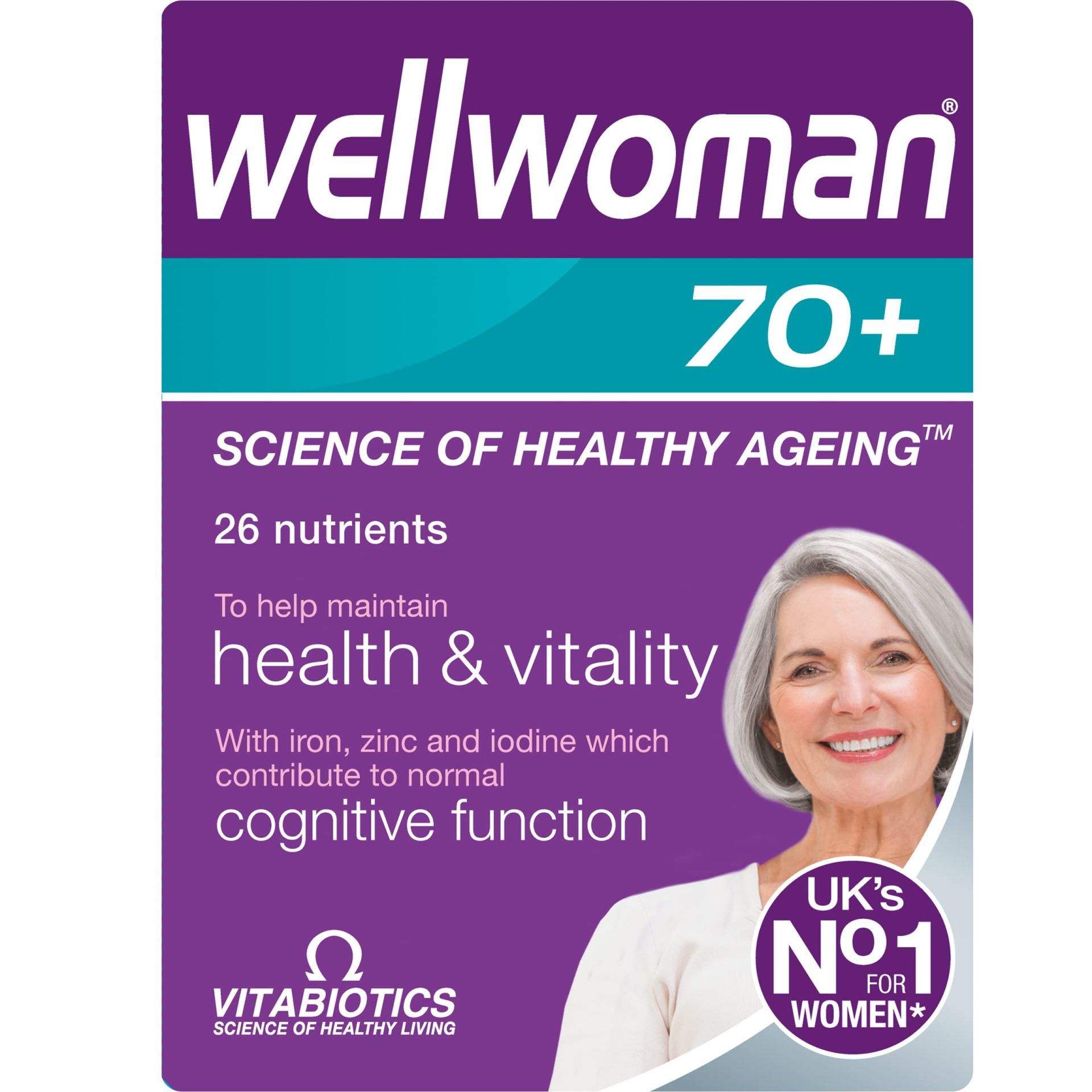 Vitabiotics Well Woman 70+ 30 Tablet