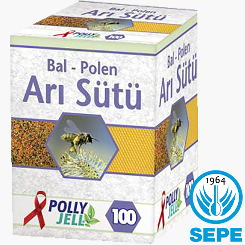 Polly Jell 100 Bal Polen Arı Sütü Karışımı 45 Günlük Kullanım