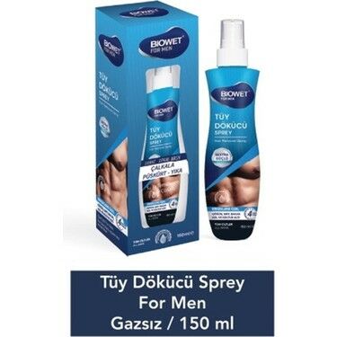 Biowet Tüy Dökücü Köpük Sprey Erkek 150 ml