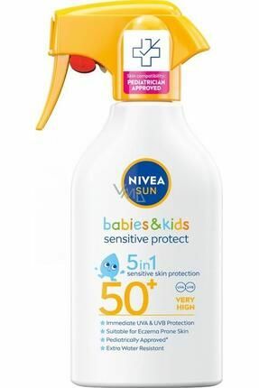 Nivea Baby Bebek ve Çocuklar İçin Güneş Spreyi Hassas Güneş Koruması Ekstra Suya Dayanıklı SPF50 270 ml