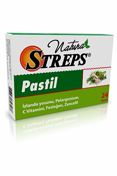 Streps Natura İzlanda Yosunu 24 Pastil