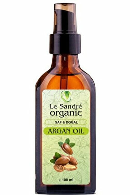 Le Sandre Organics Yavaş Uzayan ve Yıpranmış Saçlara Özel Argan Bakım Yağı 100 ml