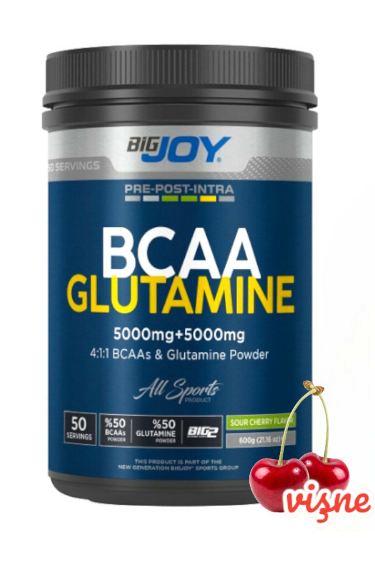 Bigjoy Sports Big2 BCAA + Glutamine Vişne Aromalı 600 gr