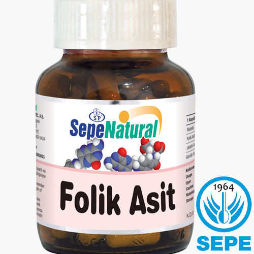 Folik Asit 60 Kapsül 400 mcg Vitamin B9 Folic Acid