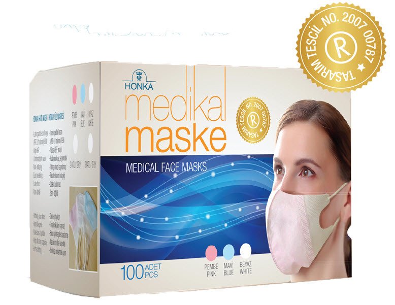 Honka Medikal Maske 100 Lü Beyaz