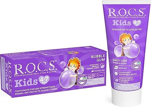 Rocs Kids 4-7 Balon Sakızı Diş Macunu 35 ml