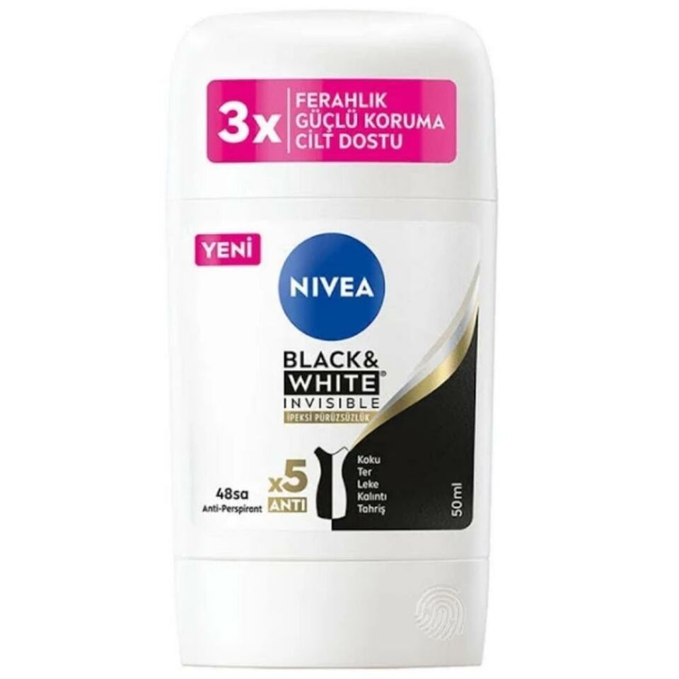 Nivea Women Black & White Invisible Stick Deodorant 50 ml