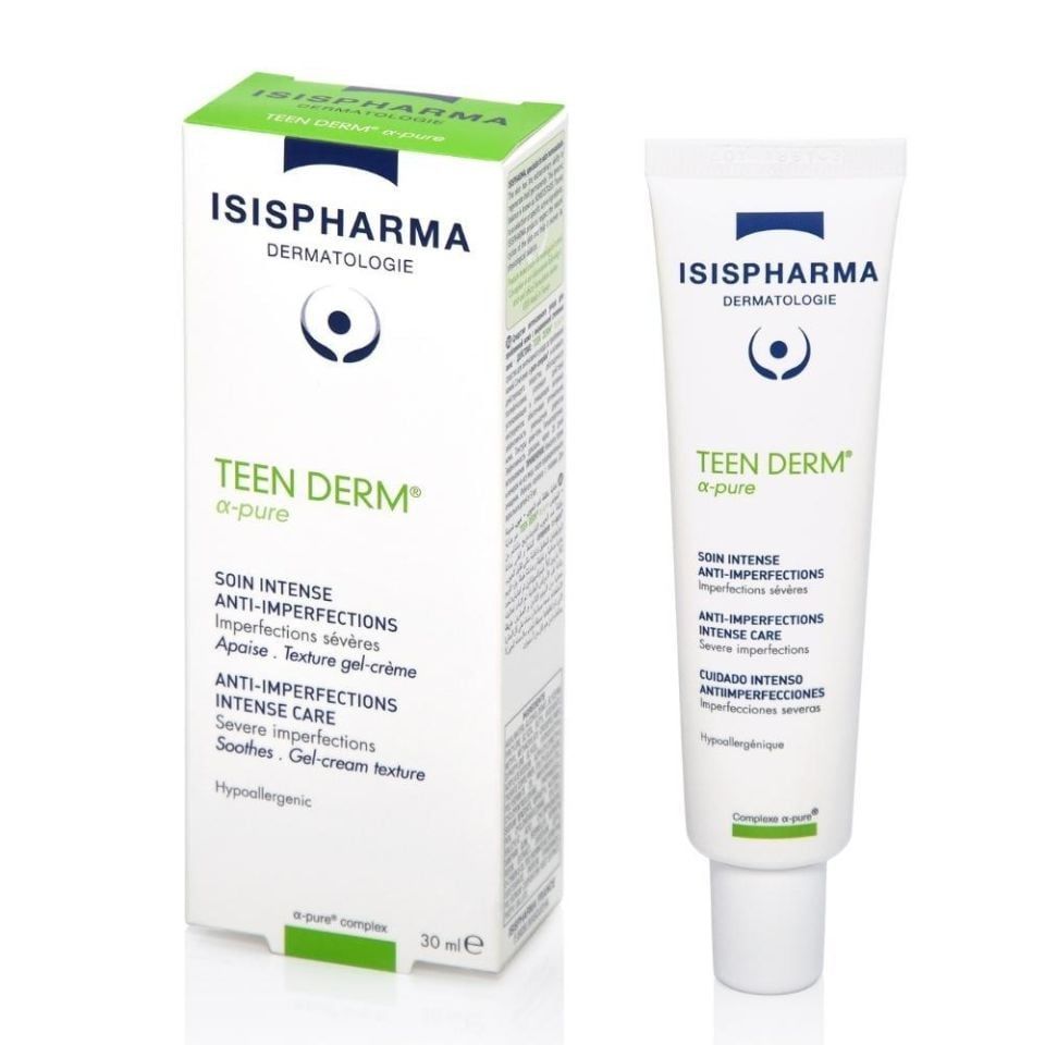 Isis Pharma Teen Derm Yağlı / Karma Ciltlere Özel Yüz & Akne Kremi 30 ml