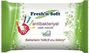 Fresh'n Soft Antibakteriyel Islak Mendil 60 Yaprak