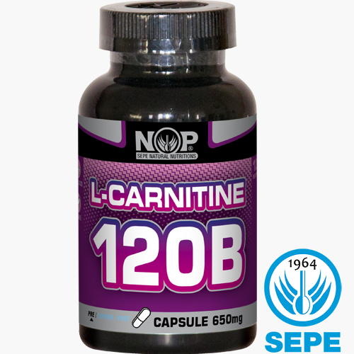 NOP L-Carnitine 120B Vit.B6 120 Kapsül x 650 mg Karnitin 120B