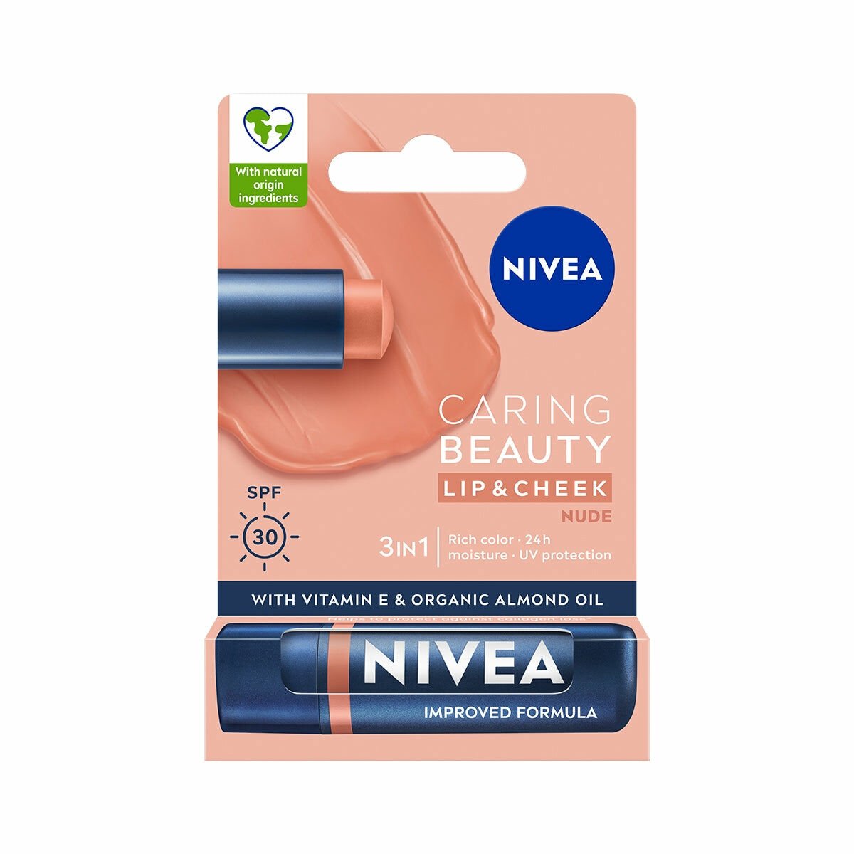 Nivea Lip Cheek Caring Nude