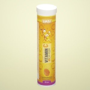 Luazu Vitamin C + Coenzyme Q10 + Vit D3 20 Effervesan Tablet