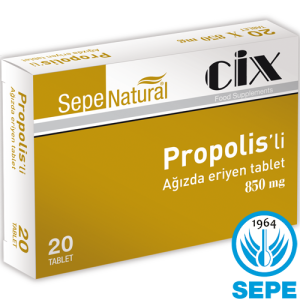 Cix Propolis Extract Tablet 20 x 850mg (Eriyen Tablet Ekstre)