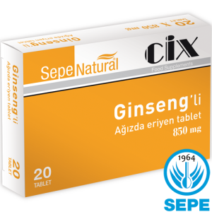 CIX Panax Ginseng Extract Tablet 20 x 850 mg (Eriyen Tablet)