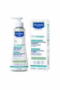 Mustela Stelatopia Lipit Yenileyici Krem 300 ml + Mustela Stelatopia Emollient Face Cream 40 ml