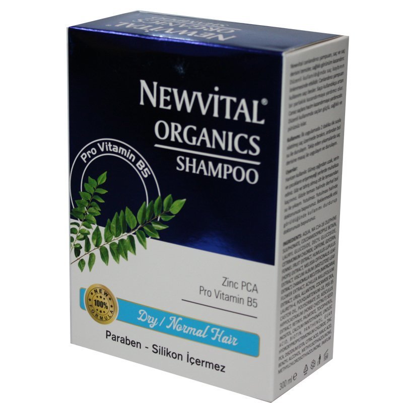Newvital Organics Dry Normal Hair Şampuan 300ml