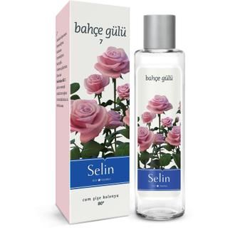 Selin Cam Şişe Parfümlü Kolonya Bahçe Gülü 180 ml - 12 Adet