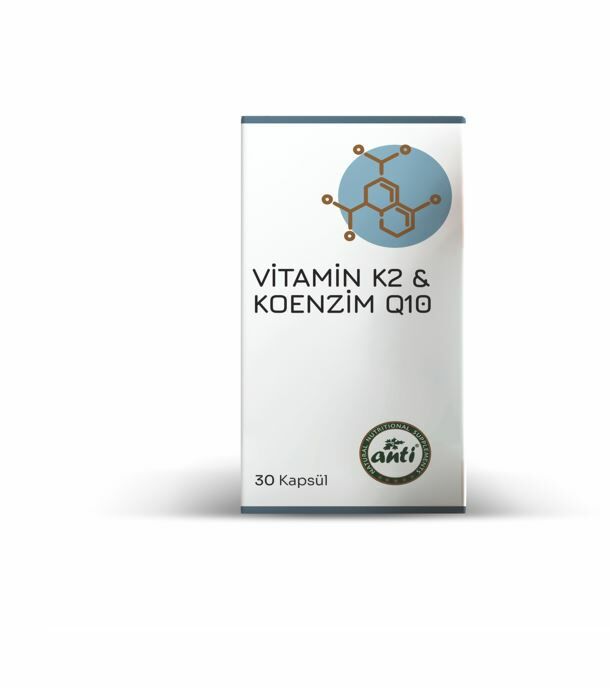 Anti Coenzim Q10 K2 Vitamin 30 Kapsül