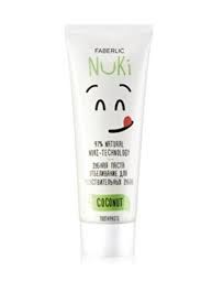 Faberlic Nuki Diş Macunu Coconut Hassas Dişler İçin Beyazlatma 75 ml