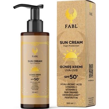 Fabl Sun Cream Uva-Uvb SPF50+ 100 ml