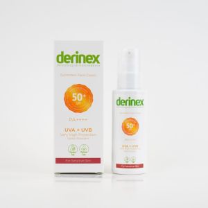 Derinex Güneş Koruyucu Yüz Kremi Spf 50+ Hassas Ciltler 50ml