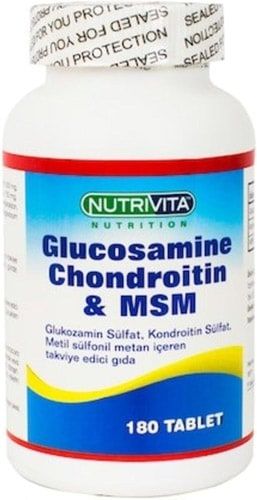 Nutrivita Glucosamine Şhark Cartilace Collagen 180 Tablet