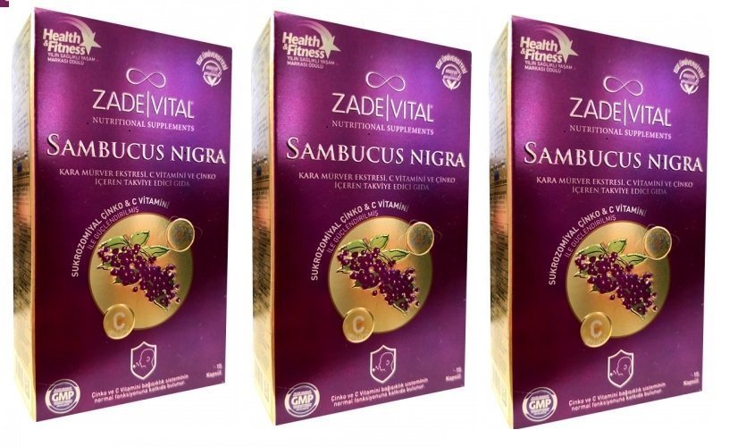 Zade Vital Sambucus Nigra 15 Kapsül 3 Al 2 Öde