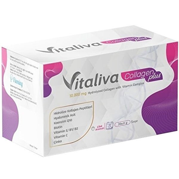 Vitaliva Collagen Plus Çilek Aromalı 30 Saşe