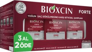 Bioxcin Forte Yoğun Saç Dökülmesine Karşı Bitkisel Şampuan 300 ml - 3 Al 2 Öde (Özel Fiyat Etiketli)