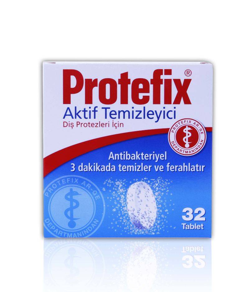 Protefix Diş Protezleri için Aktif Temizleyici 32 Tablet.