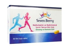 Seven Berry Multivitamin 30 Film Tablet ( Ginseng + Koenzim Q10 )