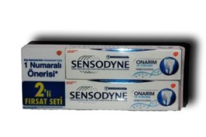 Sensodyne Onarım ve Koruma Diş Macunu 75 ml 2li Paket