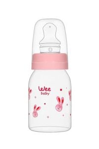 Wee Baby Klasik PP Biberon Askılı No: 851 125 ml - Pembe