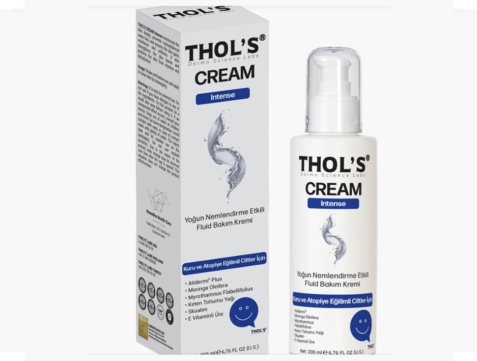 Thol's Cream Intense Kuru ve Atopiye Eğilimli Ciltler İçin Yoğun Nemlendirme Etkili Fluid Bakım Kremi 200 ml