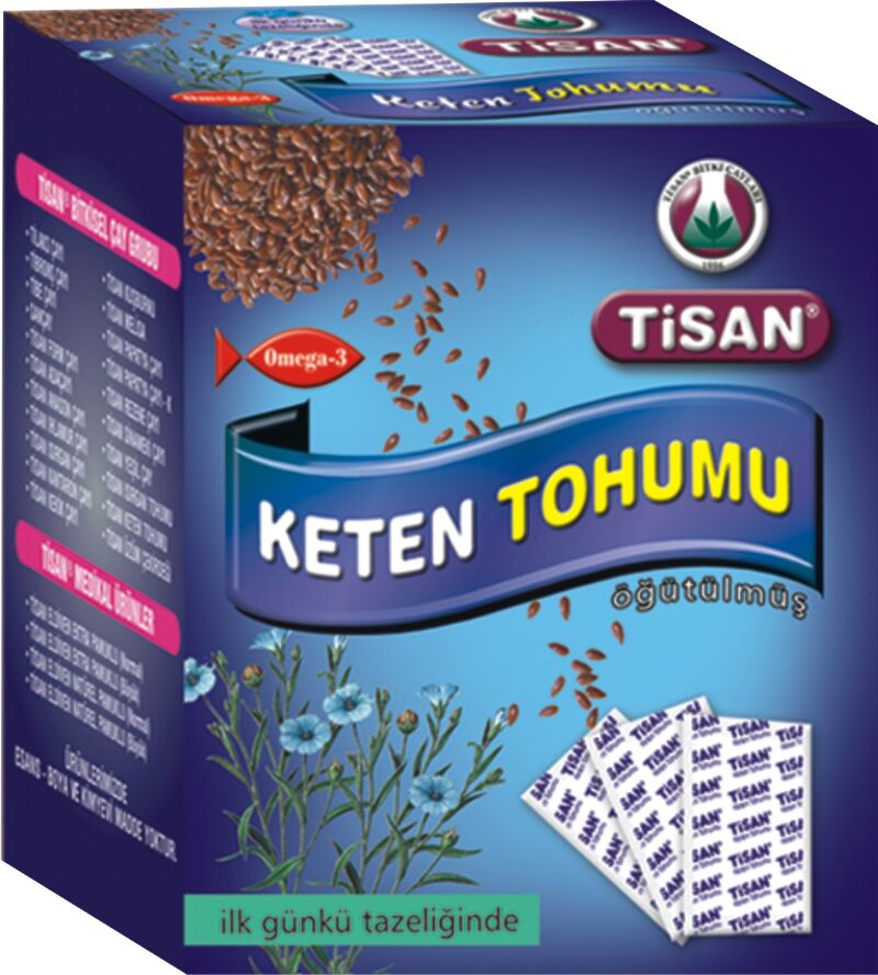 Tisan Keten Tohumu Öğütülmüş Toz 5 gr x 20 Poşet