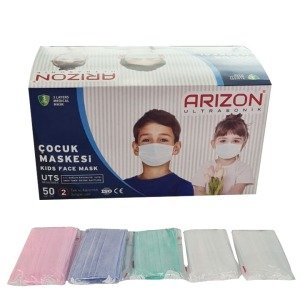 Maske Arızon Cocuk Ultrasonık 50 Lı