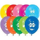 Atom Balon Renkli Gülenyüz Desenli 100'lü