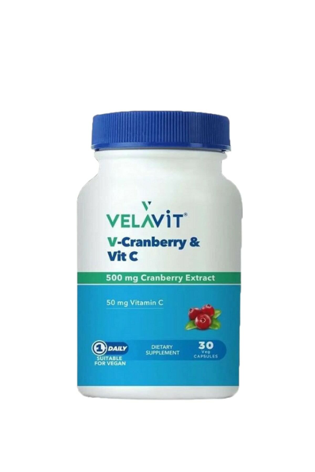 Velavit V-Cranberry & Vitamin C 30 Kapsül