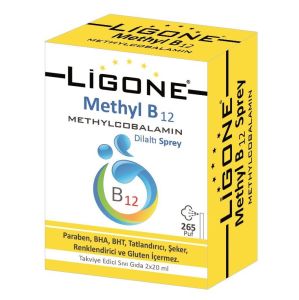 Ligone Methyl B12 Dilaltı Sprey 2x20ml 265 puf