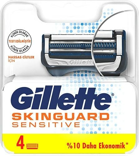 Gilette Skinguard Sensitive Tıraş Bıçağı Yedek 4'lü