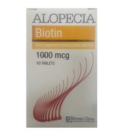 Alopecia Biotin 1000mg 60 Tablet