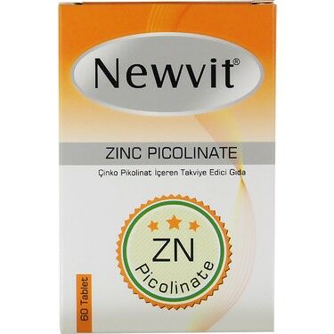 Newvit Çinko Picolinate İçeren Gıda Takviyesi 60 Tablet