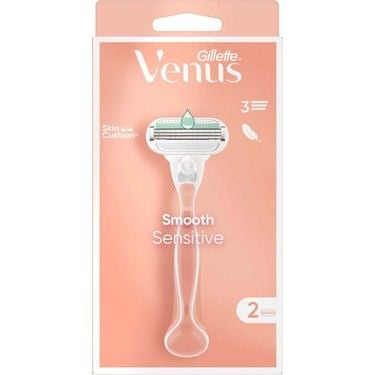 Gillette Venus Smooth Sensitive Tıraş Makinesi - 2 Bıçak