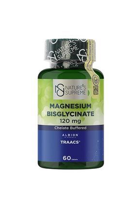 Natures Supreme Magnesium Bisglycinate 120 mg 60 Tablets
