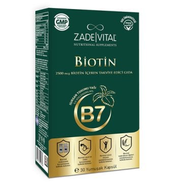 3 Al 2 Öde Zade Vital Biotin 2500 Mcg 30 Kapsül