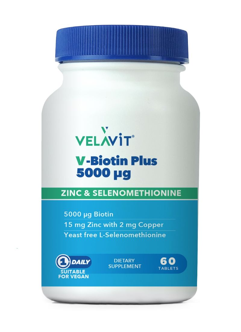 Velavit V Biotin Plus 5000 Mcg 60 tablet